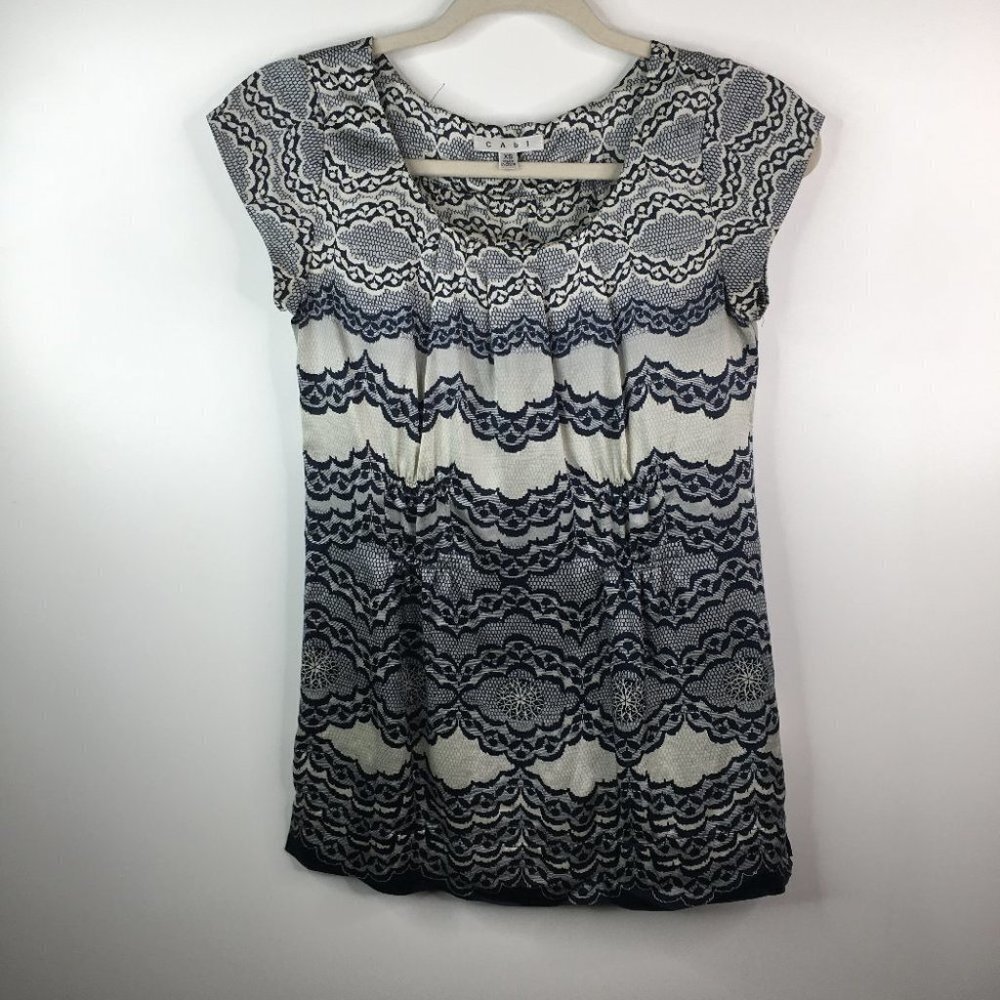 CAbi Style 817 Tunic 100% Silk